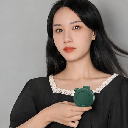Portable Neck Fan with Adjustable Clip & Foldable Design | 3-Speed USB Rechargeable Fan for Personal Cooling