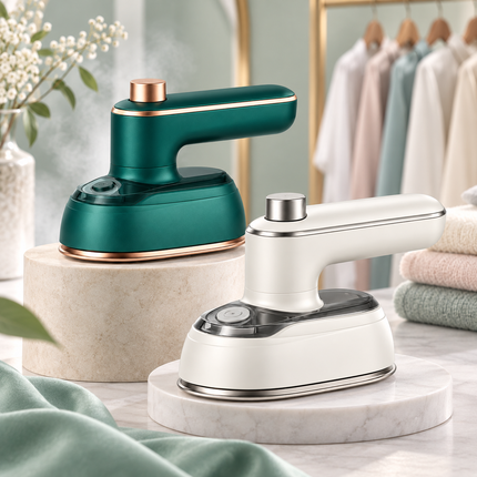 Clothes Iron, Portable Steam Iron with Handheld Steamer Design, Mini Travel Iron for Dry and Wet Ironing_00
