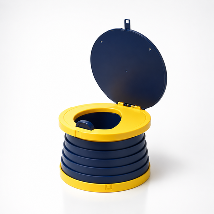 Portable Potty Travel Toilet with Foldable Design | Easy Setup for Toddler Training on the Go