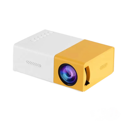 Portable Mini Projector with WiFi 6 & HDMI for 1080p Home Cinema Experience