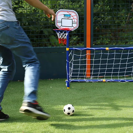 Portable Soccer and Basketball Goal Set with Easy Setup | Versatile Outdoor Sports Toy for Active Play