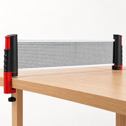 Ping Pong Net, Portable Table Tennis Net for Any Table, Adjustable Ping Pong Table Net for Home and Office Games_01