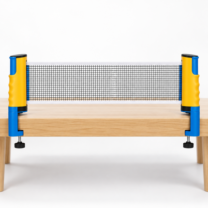 Ping Pong Net, Portable Table Tennis Net for Any Table, Adjustable Ping Pong Table Net for Home and Office Games_03