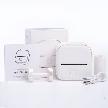 Portable Mini Thermal Printer with Bluetooth Connectivity | Inkless Printing for Convenient On-the-Go Use