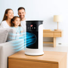 Portable Air Cooler, 5 in 1 Evaporative Cooler, Swamp Cooler with Cool Mist Humidifier, Windowless Portable Fan for Room