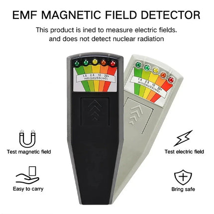 Portable EMF Meter with 5 LED Indicators | Accurate Electromagnetic Field Detector for Paranormal Investigation 1