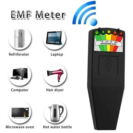 Portable EMF Meter with 5 LED Indicators | Accurate Electromagnetic Field Detector for Paranormal Investigation 5