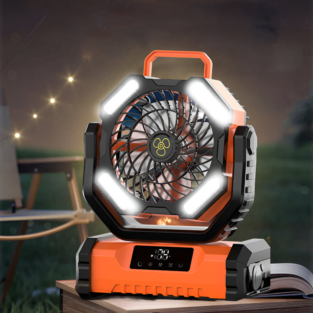 Portable Fan | Rechargeable Oscillating Fan with Remote Control | Versatile Cooling for Indoor and Outdoor Use 5
