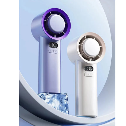 Portable Handheld Fan with 3 Speed Settings | Rechargeable Design for On-the-Go Cooling 1