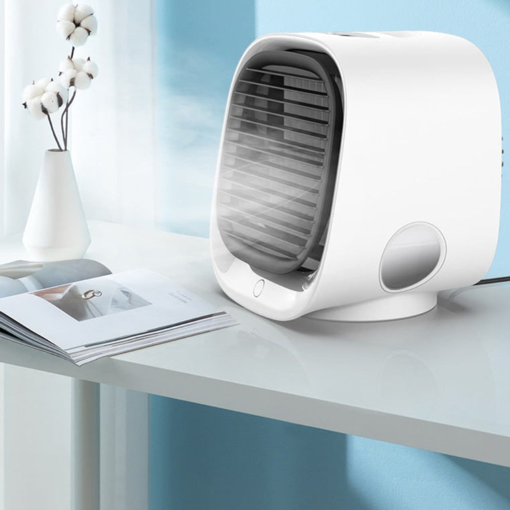 Portable Mini Air Conditioner Fan with Adjustable Cooling for Personal Comfort 1