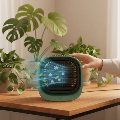 Portable Mini Air Conditioner Fan with Adjustable Cooling for Personal Comfort 3