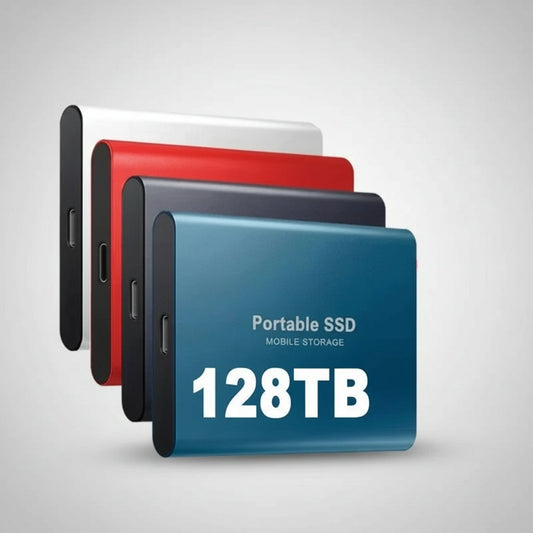 Portable SSD | External Hard Drive with 128TB Capacity & High-Speed Transfer | Compact Storage Solution for Professionals 0