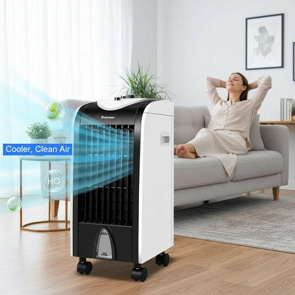 Portable Swamp Cooler | Compact Evaporative Air Conditioner with 3-in-1 Cooling | Ideal for Home and Office 3