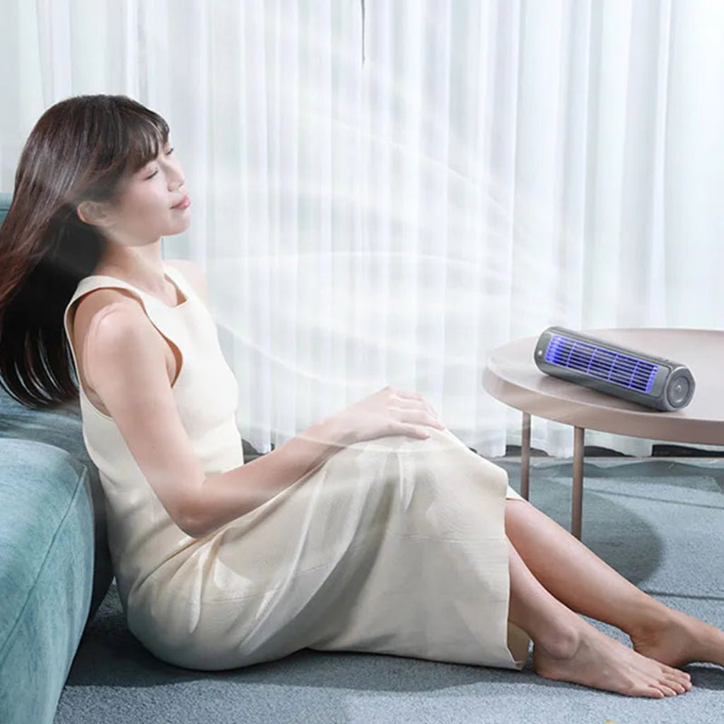 Portable Tower Fan | Quiet Air Circulator with 3 Speed Settings | Compact Design for Personal Cooling 2