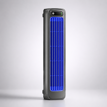 Portable Tower Fan with 3-Speed Settings | Quiet Oscillating Desktop Fan for Personal Cooling