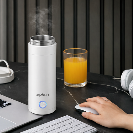 Portable Electric Kettle with Smart Temperature Control | Compact 450 ml Travel Boiler for Hot Water Anywhere