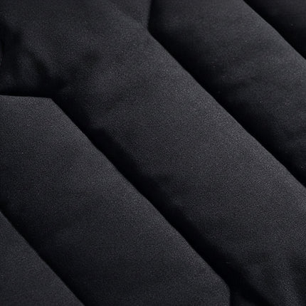Men's Quilted Jacket with Front Zipper & Pockets | Lightweight Casual Outerwear for Cold Weather Comfort