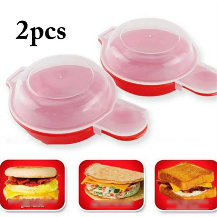 Microwave Egg Cooker for Scrambled, Poached and Omelet Eggs, Even Heat Breakfast Maker in Under 2 Minutes