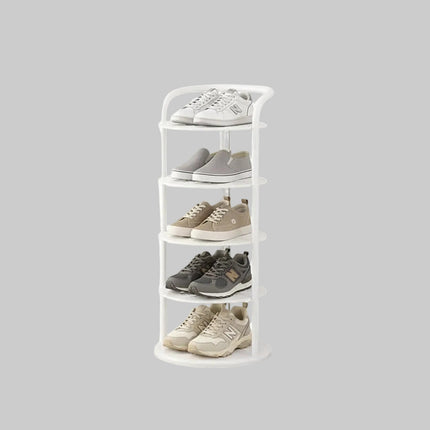 Vertical Shoe Rack Organizer with Strong Metal Frame | Space-Saving Storage Solution for Entryway and Closet