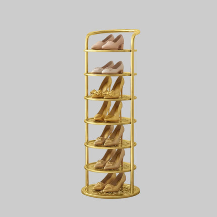 Vertical Shoe Rack Organizer with Strong Metal Frame | Space-Saving Storage Solution for Entryway and Closet