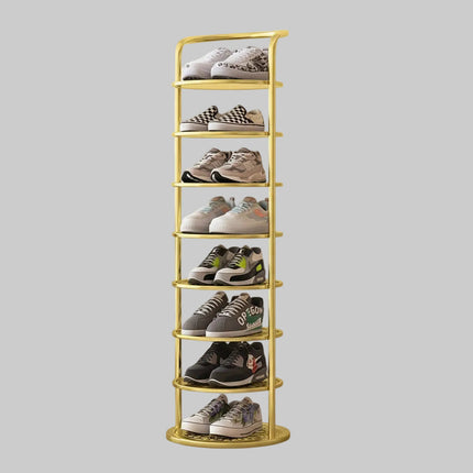 Vertical Shoe Rack Organizer with Strong Metal Frame | Space-Saving Storage Solution for Entryway and Closet