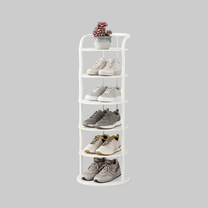 Vertical Shoe Rack Organizer with Strong Metal Frame | Space-Saving Storage Solution for Entryway and Closet