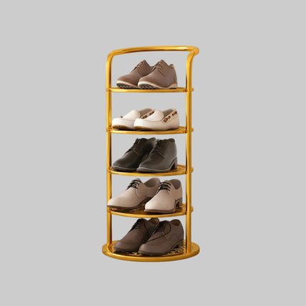 Vertical Shoe Rack Organizer with Strong Metal Frame | Space-Saving Storage Solution for Entryway and Closet