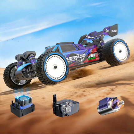 4WD Off-Road RC Car with Brushless Motor | High-Speed Remote Control Truck for Outdoor Racing Fun