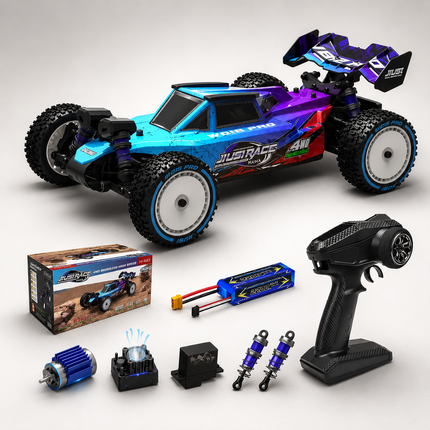 4WD Off-Road RC Car with Brushless Motor | High-Speed Remote Control Truck for Outdoor Racing Fun