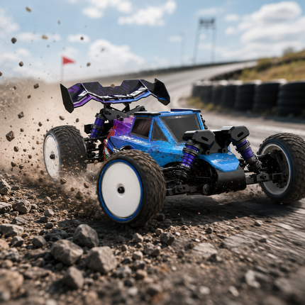 4WD Off-Road RC Car with Brushless Motor | High-Speed Remote Control Truck for Outdoor Racing Fun