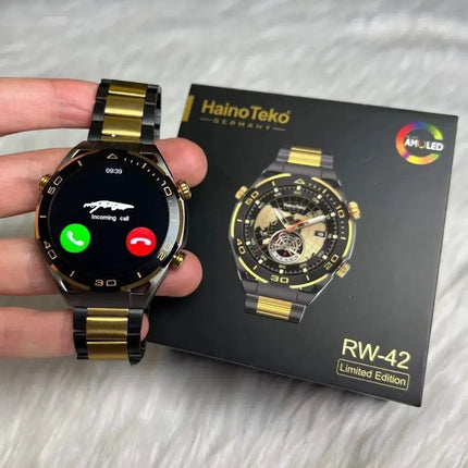 Smart Watch with Bluetooth Calling and Message Replies, Rotating Bezel Control, HD Color Screen and Heart Rate Tracking for Everyday Wear
