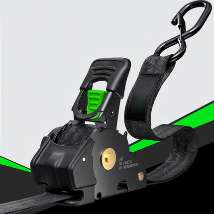 Retractable Ratchet Straps Cargo Tie Down Set with Heavy Duty Hooks | 20 ft Extension for Secure Transport and Storage