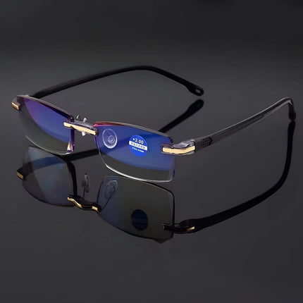 Progressive Reading Glasses with Photochromic Lenses & Titanium Frame | Versatile Vision Support for Daily Use