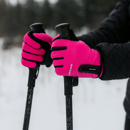 Winter Gloves for Men and Women, Waterproof Touchscreen Gloves with Fleece Lining, Warm Thermal Snow Gloves Anti Slip_02