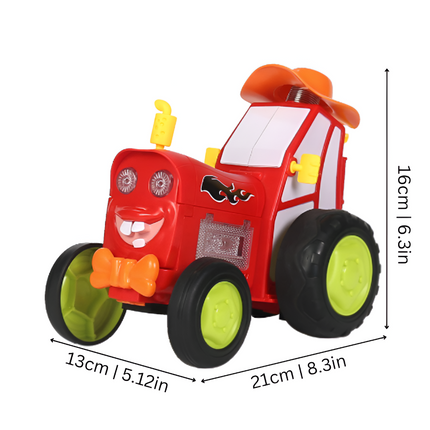 Remote Control Stunt Car with Rechargeable Battery & Light Display | Indoor Flip Vehicle for Active Play