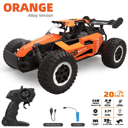 Remote Control Car for Kids and Adults, Off Road RC Car with Metal Alloy Body