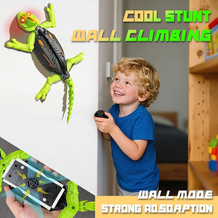 Remote Control Wall Climbing Lizard Robot Toy with USB Rechargeable Design | Indoor Fun for Kids Age 3+