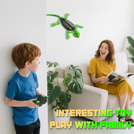 Remote Control Wall Climbing Lizard Robot Toy with USB Rechargeable Design | Indoor Fun for Kids Age 3+
