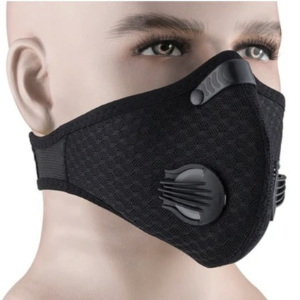 Reusable Anti-Pollution Face Mask with Five-Layer Filtration | Breathable Outdoor Protection for Cycling and Travel