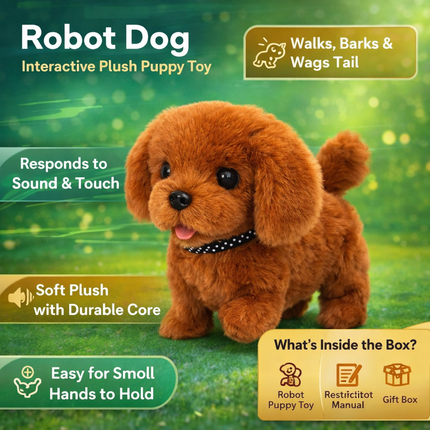 Interactive Robot Dog Toy with Walking & Barking Features | Engaging Companion for Kids' Playtime