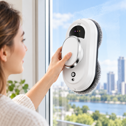 Robot Window Cleaner with Remote Control, Automatic Glass Cleaner for Windows and Mirrors, Window Cleaning Robot_04