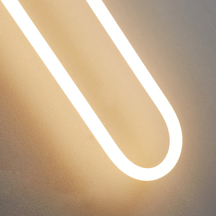Modern LED Wall Light with Warm Ambient Glow | Brass & Black Minimalist Design for Contemporary Interiors