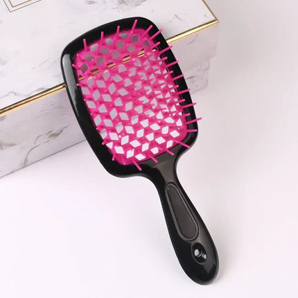 Detangling Hair Brush for Wet and Dry Hair, Flexible Bristle Detangler in 8 Colors for Curly and Thick Hair