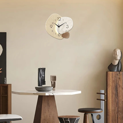 Silent Quartz Wall Clock with Modern Decorative Design | Stylish Timepiece for Living Rooms and Bedrooms