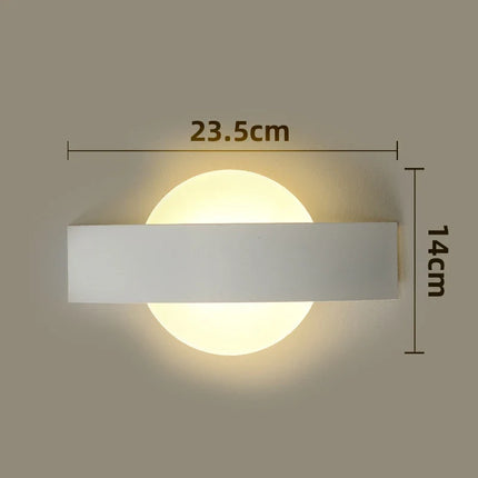 Acrylic Wall Lamp with Minimalist Design | Warm Ambient Lighting for Modern Interiors