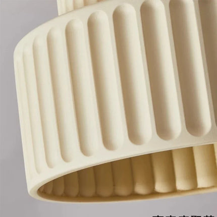 Nordic Ripple Ceiling Light with Sculptural Ribbed Texture | Warm Ambient Glow for Minimalist Interiors