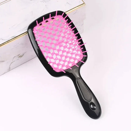 Detangling Hair Brush for Wet and Dry Hair, Flexible Bristle Detangler in 8 Colors for Curly and Thick Hair