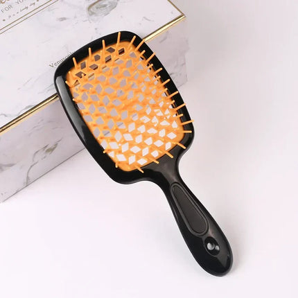 Detangling Hair Brush for Wet and Dry Hair, Flexible Bristle Detangler in 8 Colors for Curly and Thick Hair