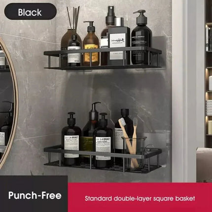 Wall Shelf No Drill, Adhesive Bathroom Shelves – image 5