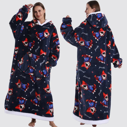 Oversized Blanket Hoodie with Large Hood | Comfortable Wearable Blanket for Home and Outdoor Relaxation